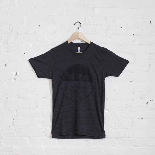 BLACK ON BLACK UNISEX T-SHIRT