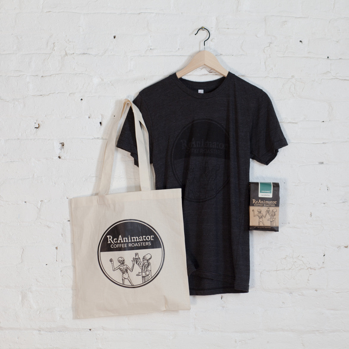 UNISEX SHIRT, TOTE, AND COFFEE COMBO