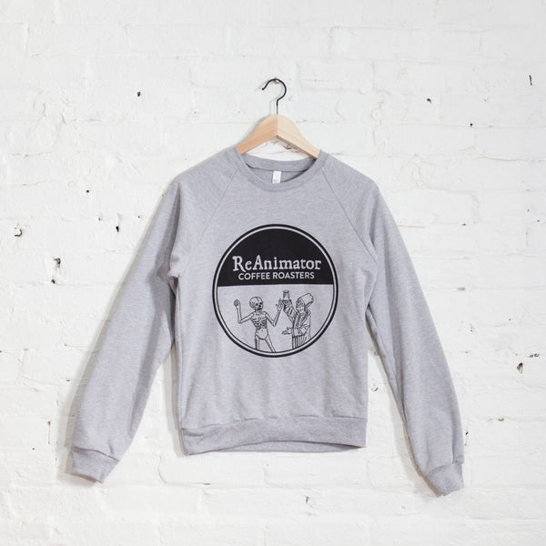 GREY UNISEX CREWNECK SWEATSHIRT