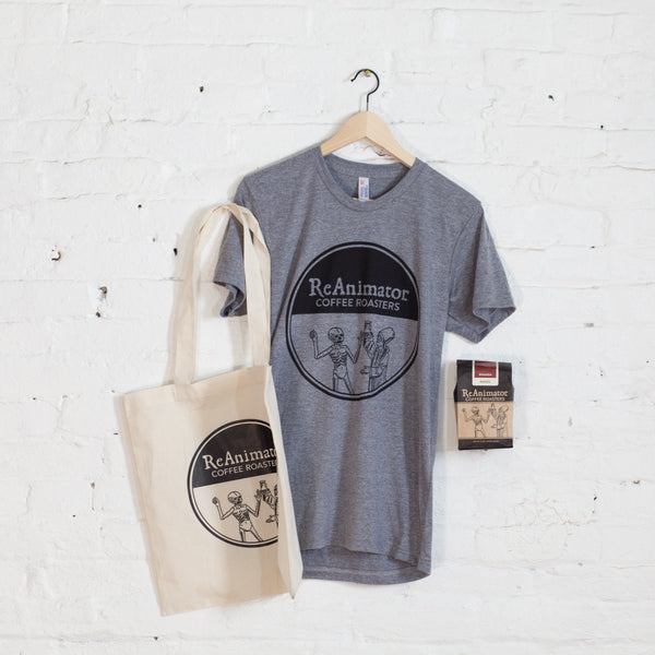 UNISEX SHIRT, TOTE, AND COFFEE COMBO